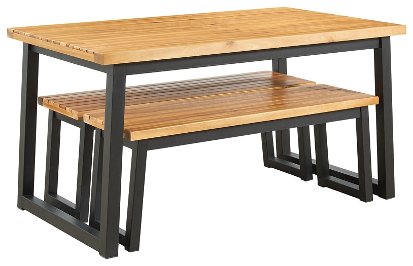 Town Wood Dining Table Set (3/CN)