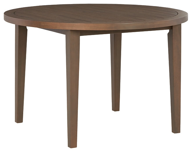 Germalia Round Dining Table w/UMB OPT