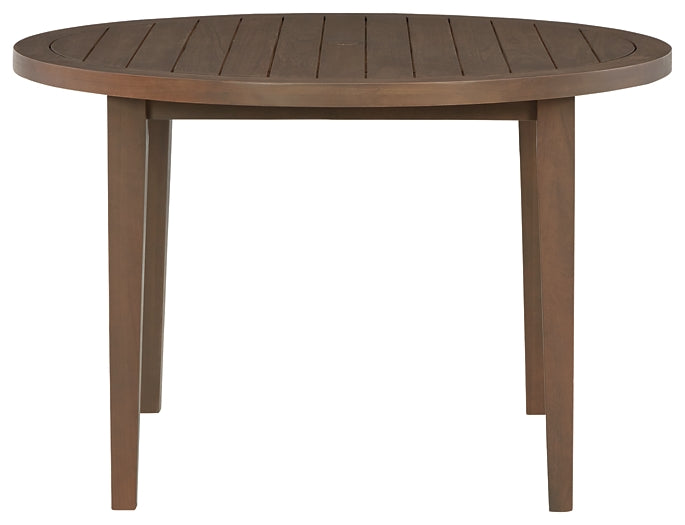 Germalia Round Dining Table w/UMB OPT