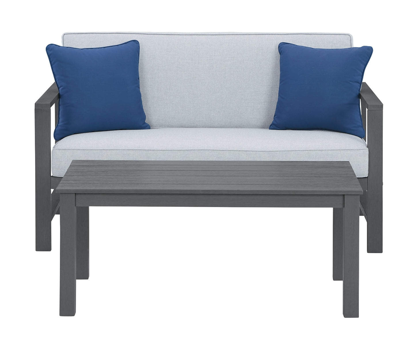 Fynnegan Loveseat w/Table (2/CN)