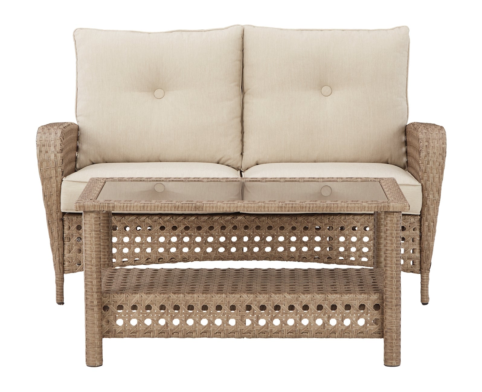 Braylee Loveseat w/Table (2/CN)