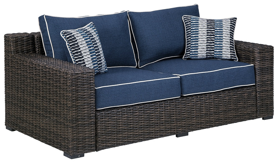 Grasson Lane Outdoor Sofa, Loveseat and Ottoman