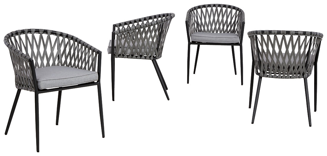 Palm Bliss Outdoor Dining Table and 4 Chairs