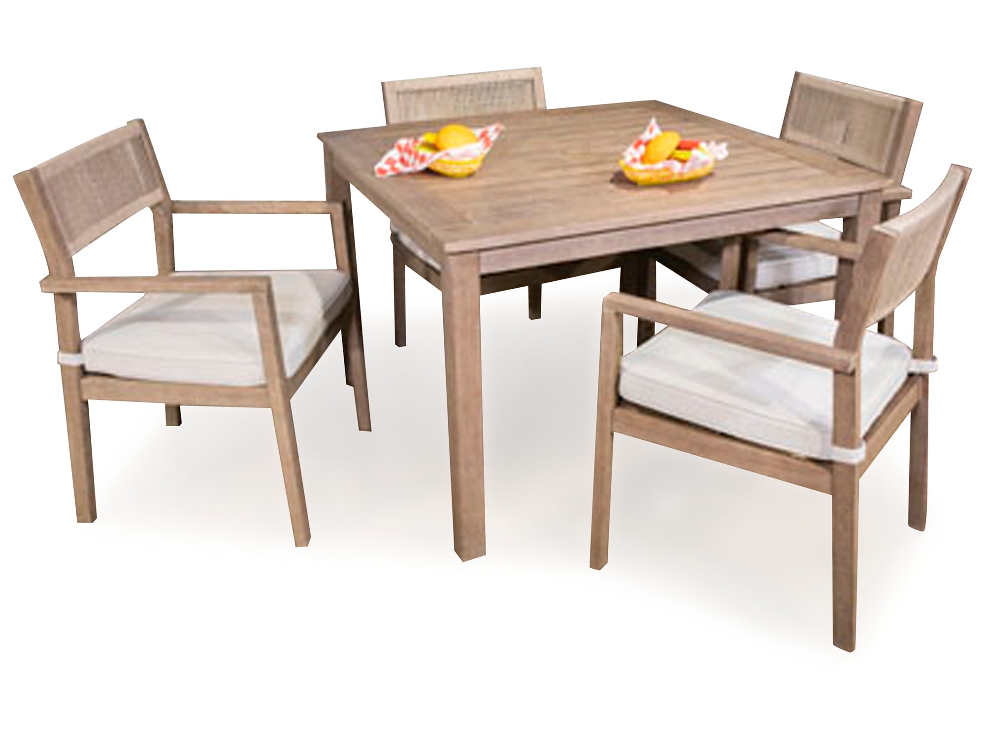 Aria Plains Outdoor Dining Table and 4 Chairs