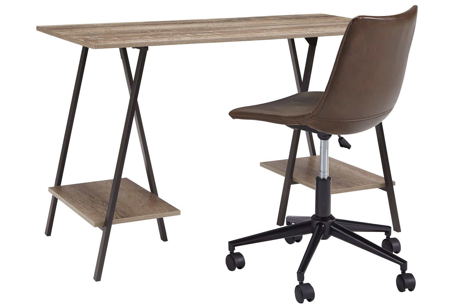 Bertmond Home Office Desk with Chair