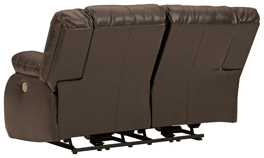 Denoron Reclining Power Loveseat