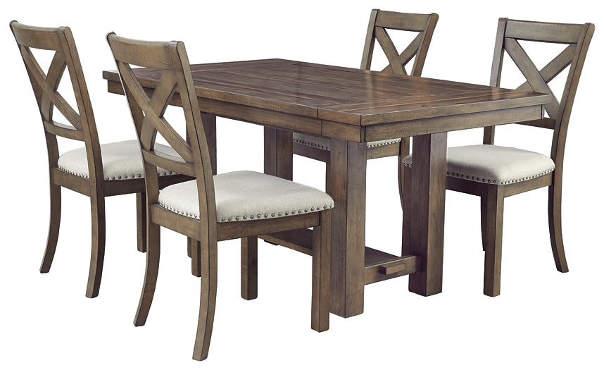 Moriville Dining Table and 4 Chairs