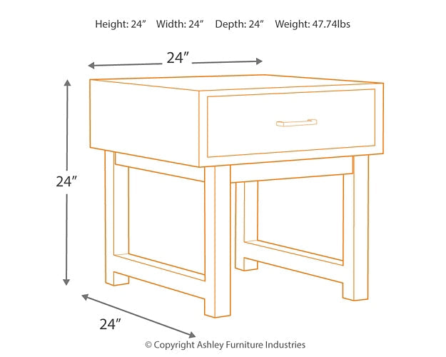 Mondoro Coffee Table with 1 End Table