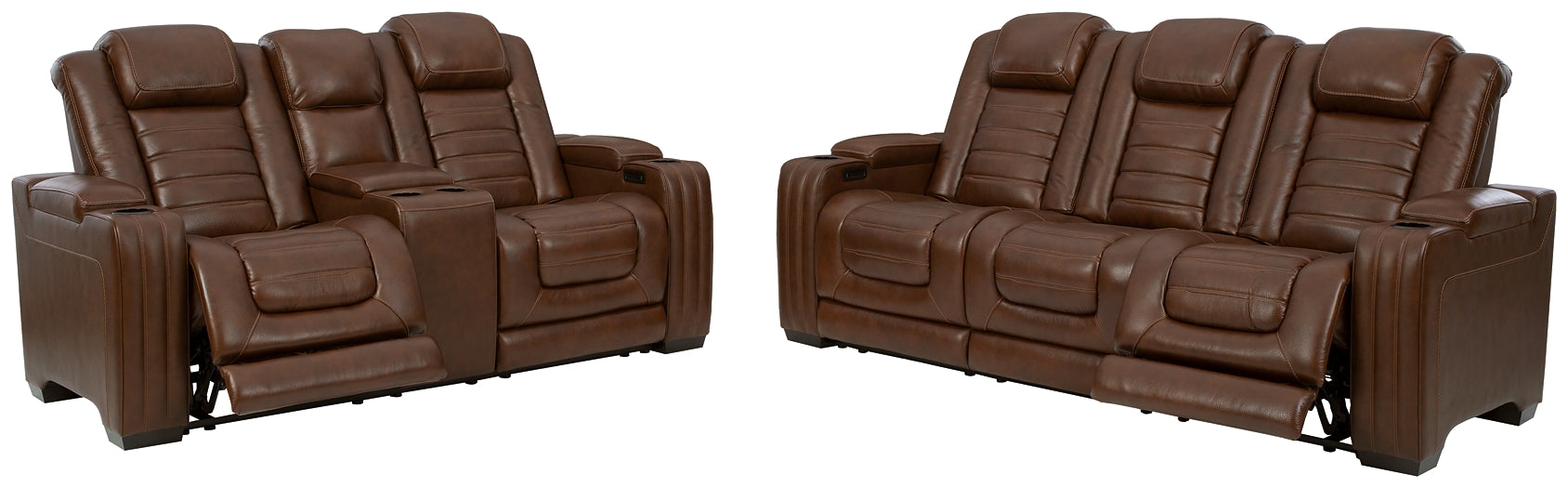 Backtrack Power Reclining Sofa and Loveseat