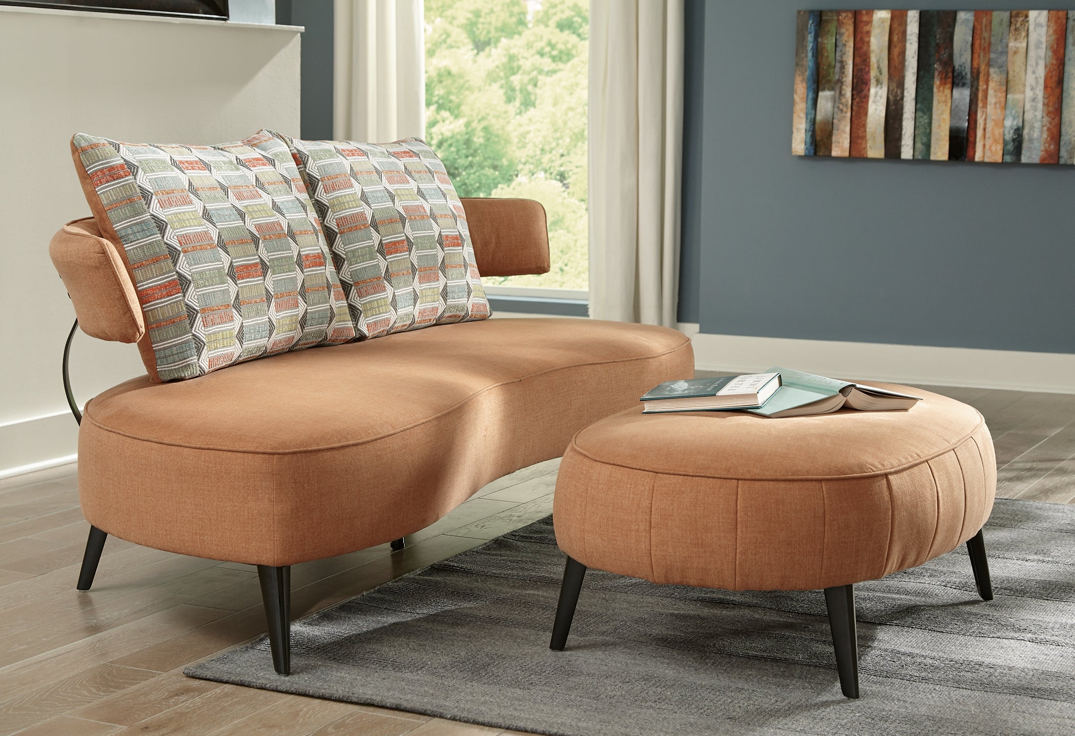 Hollyann Sofa and Ottoman