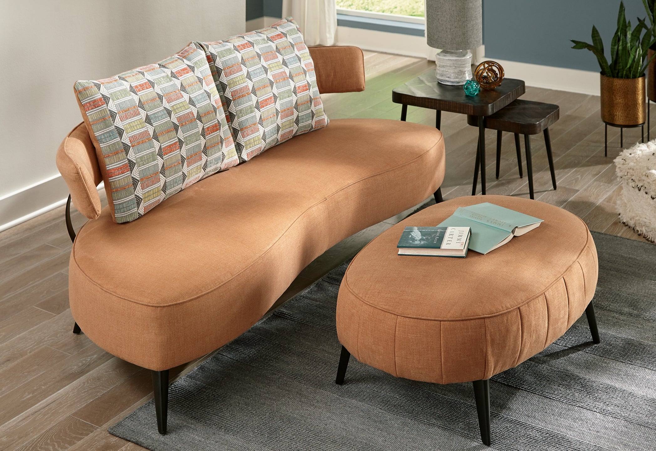 Hollyann Sofa and Ottoman