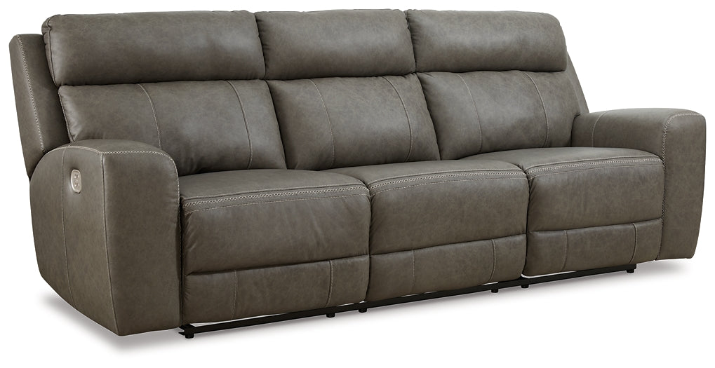 Roman Power Reclining Sofa and Loveseat