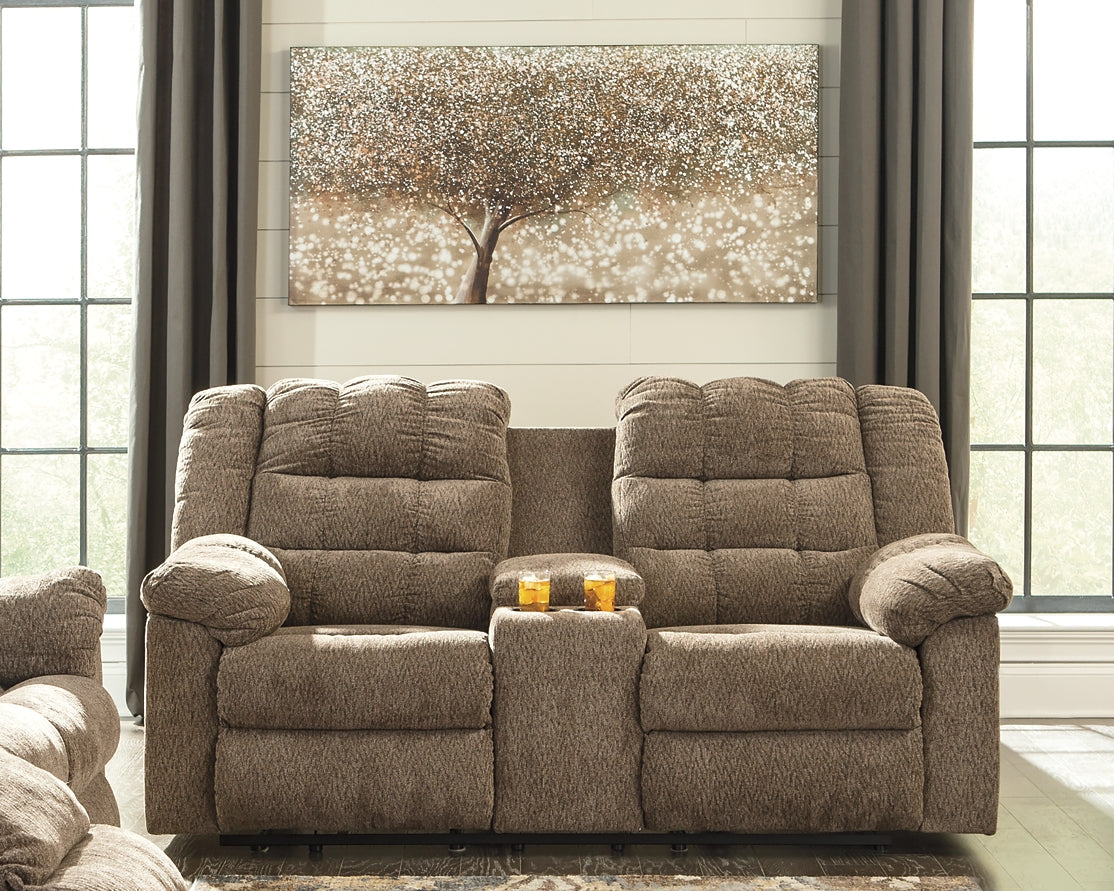 Workhorse Manual Reclining Sofa and Loveseat