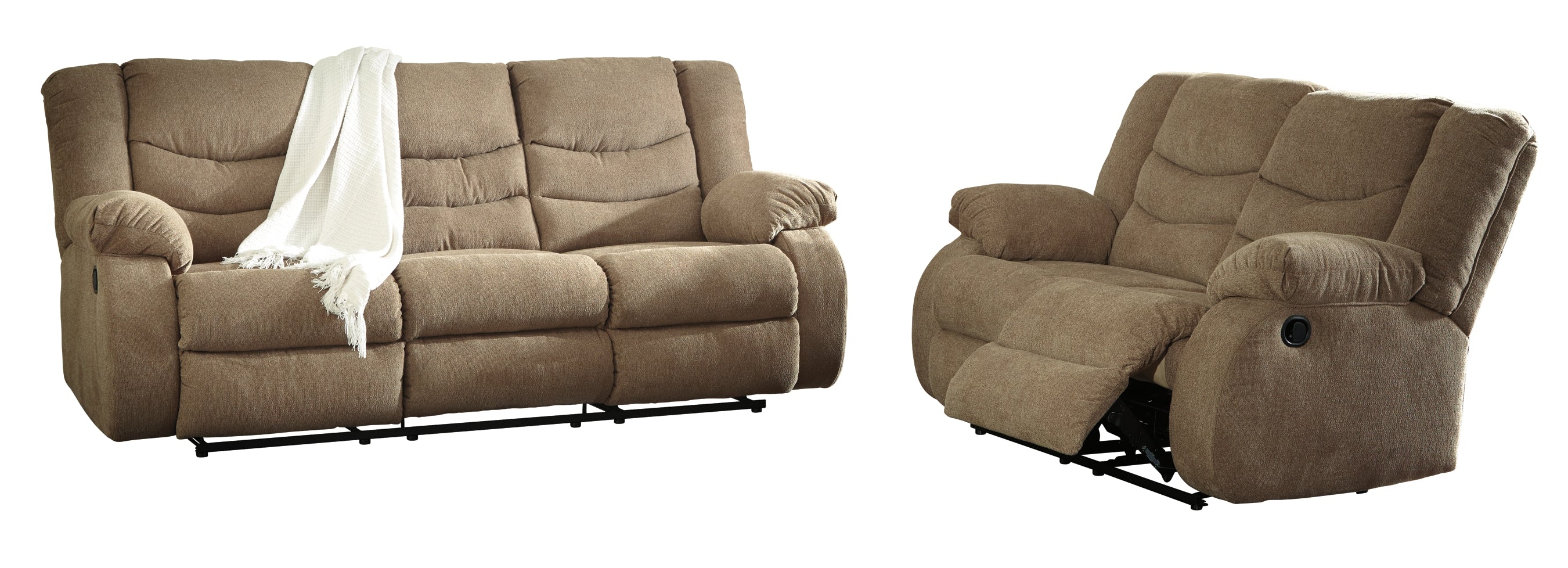 Tulen Manual Reclining Sofa and Loveseat