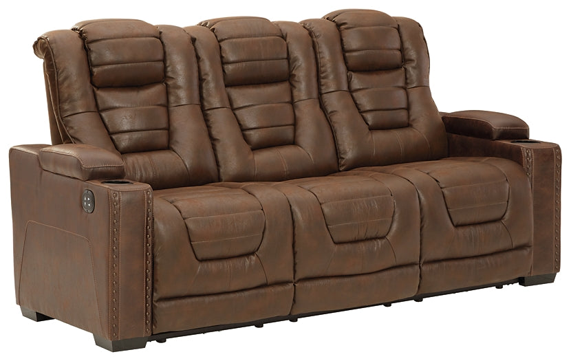 Owner's Box Power Reclining Sofa and Loveseat