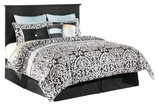 Maribel Queen/Full Panel Headboard with Mirrored Dresser, Chest and Nightstand