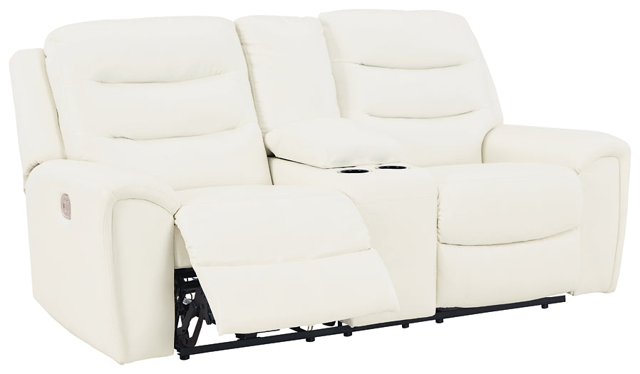 Warlin Power Reclining Sofa and Loveseat