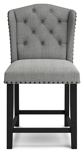 Jeanette Upholstered Barstool (2/CN)