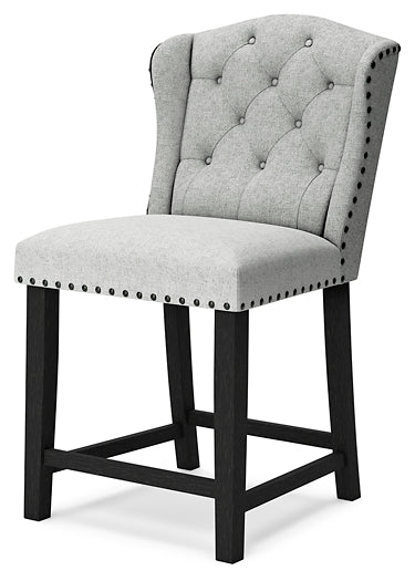 Jeanette Upholstered Barstool (2/CN)