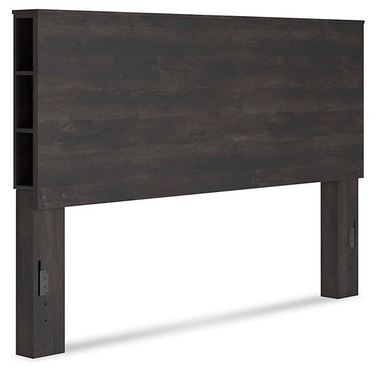 Toretto King Bookcase Headboard with Dresser