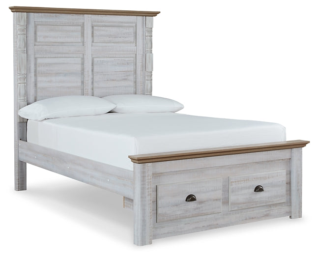 Haven Bay Full Panel Storage Bed with Dresser