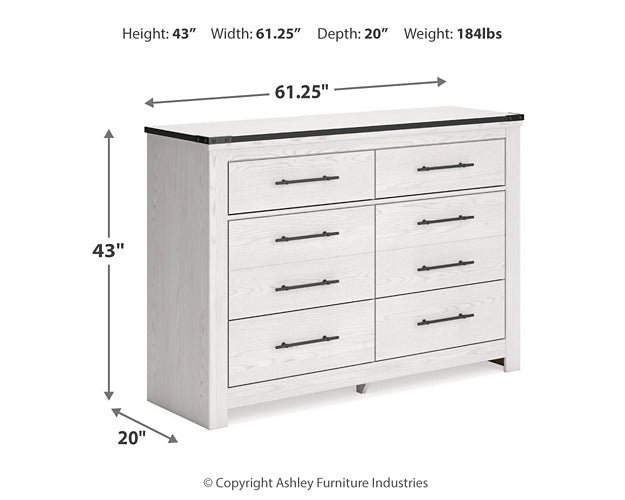 Schoenberg King Panel Bed with Dresser